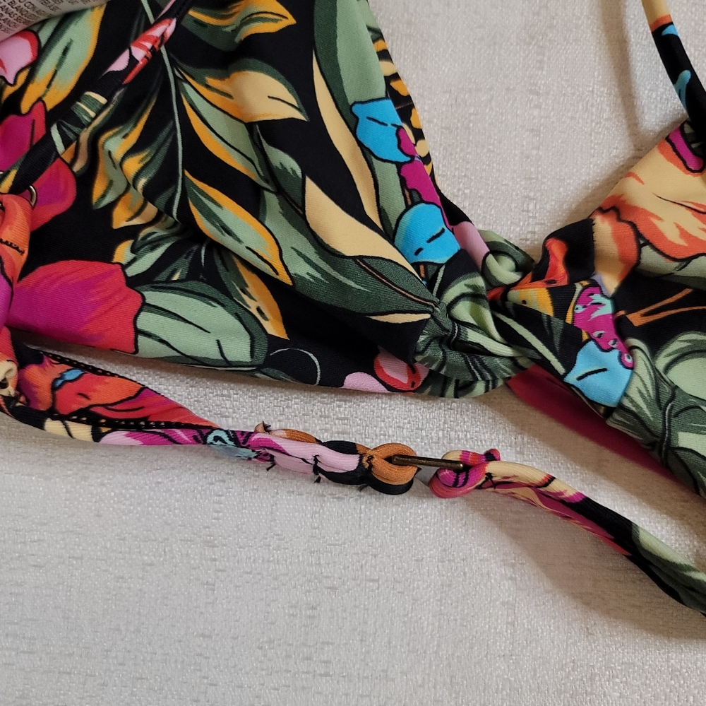 O'Neill Reina Tropical Malibu Bikini Top Size XL - Picture 6 of 12